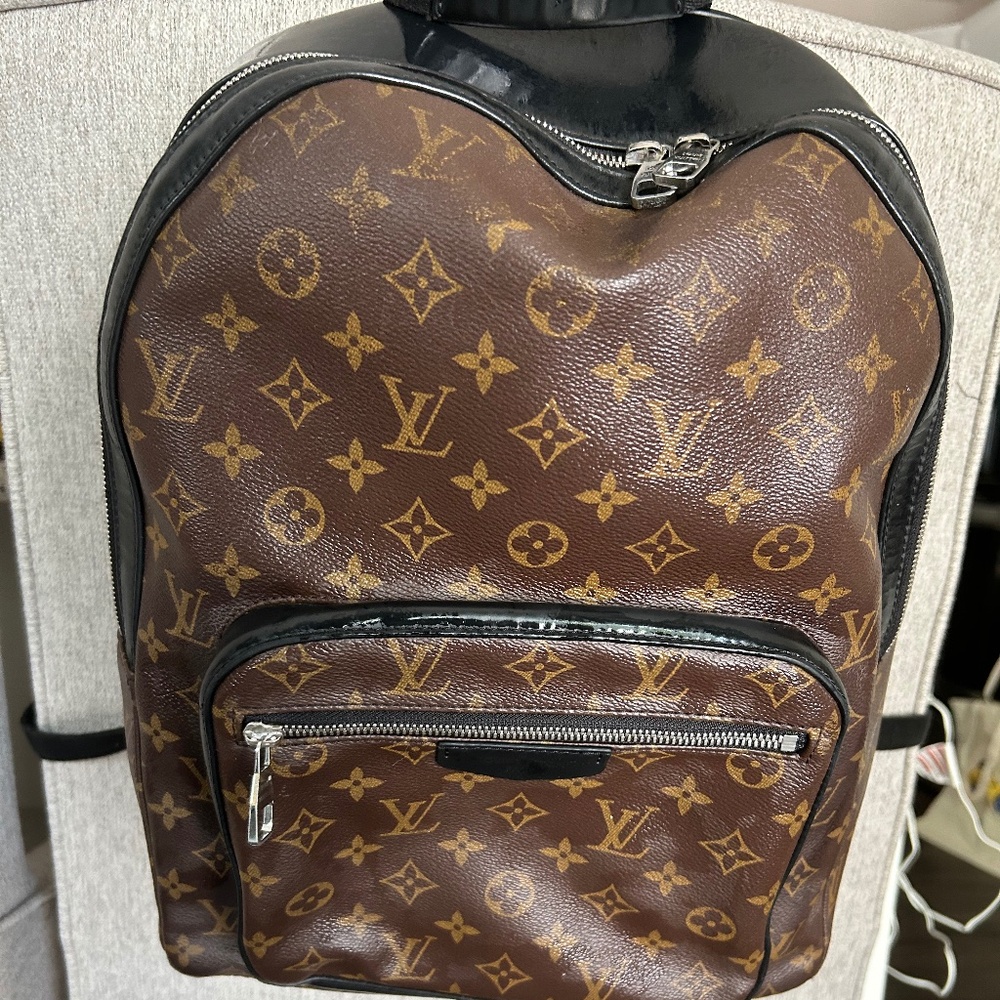 Monogram Macassar Canvas Josh Backpack